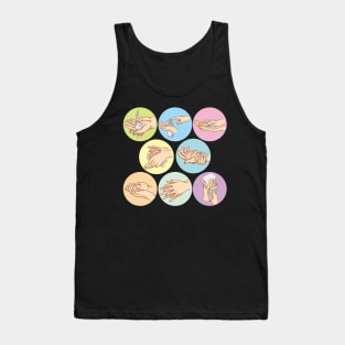 Hands washing steps Tank Top